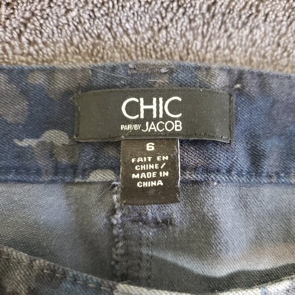JACOB pants; blue camo size 6 - Picture 3 of 3